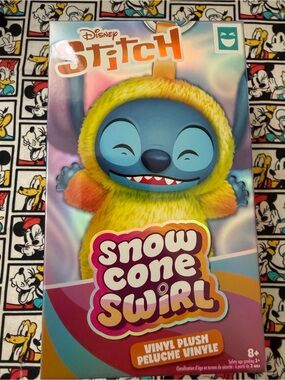 NEW 2026 Disney STITCH Snow Cone Swirl Vinyl Plush BlindBox New Sealed
